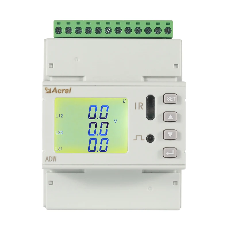 Acrel ADW210 Din Rail 4 Channels 3-Phase Energy Meter With Split Core 5A 100A 400A 600A Cts & Rs485 Modbus-RTU for Power Monitor