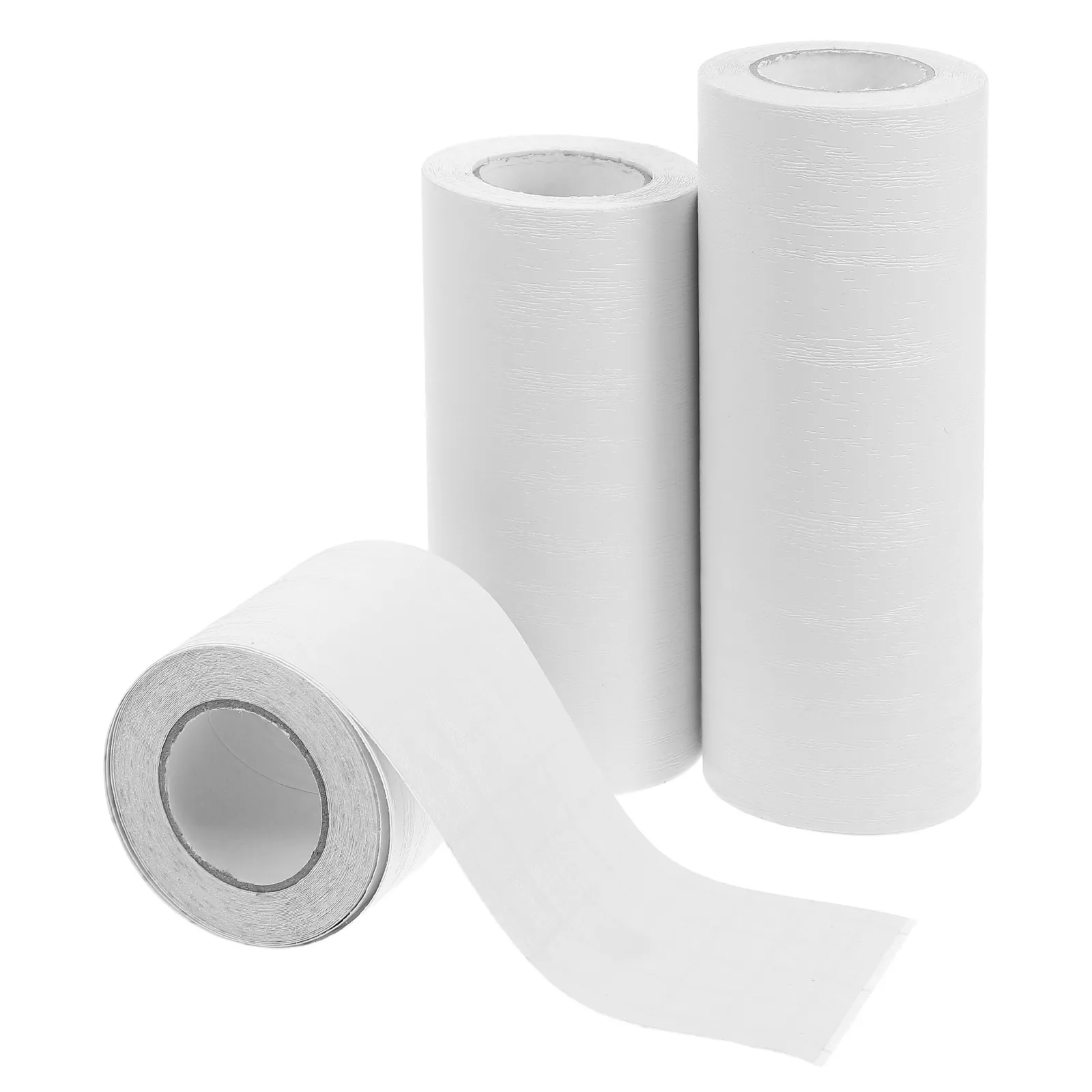 

3 Rolls PVC Background Wall Stickers Self Adhesive Skirting Boards Molding Trims Decorative Edging For Bedroom Living Corridor