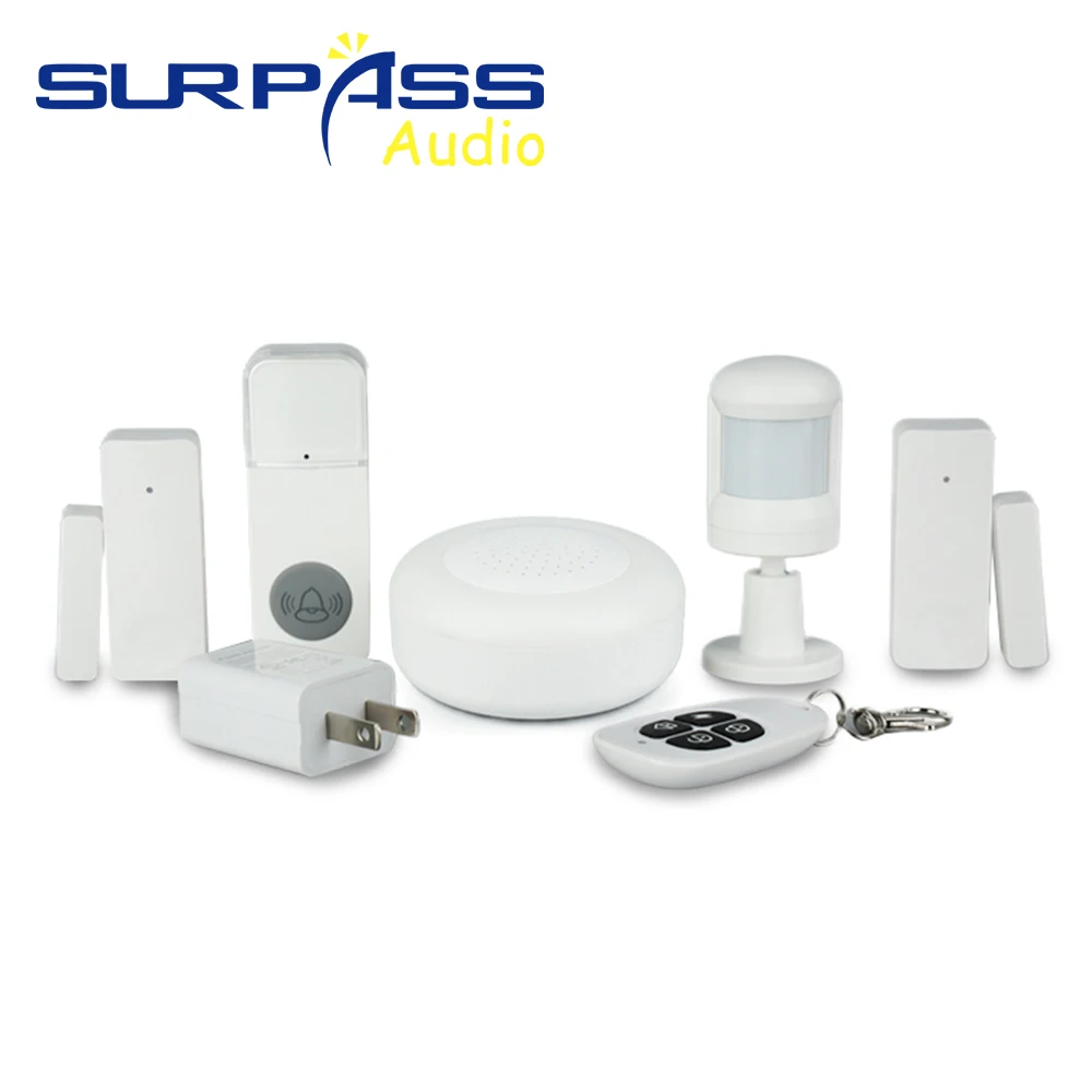 Tuya Smart House Remote Control Voice Control Alarm Wireless Home Security Powerful Base Station Door Sensor Protect Your Home