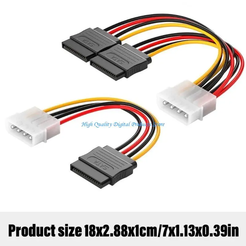 U2JE 4ピンまで15ピン1 in 2拡張ケーブル15ピン男性からメスのパワーケーブル