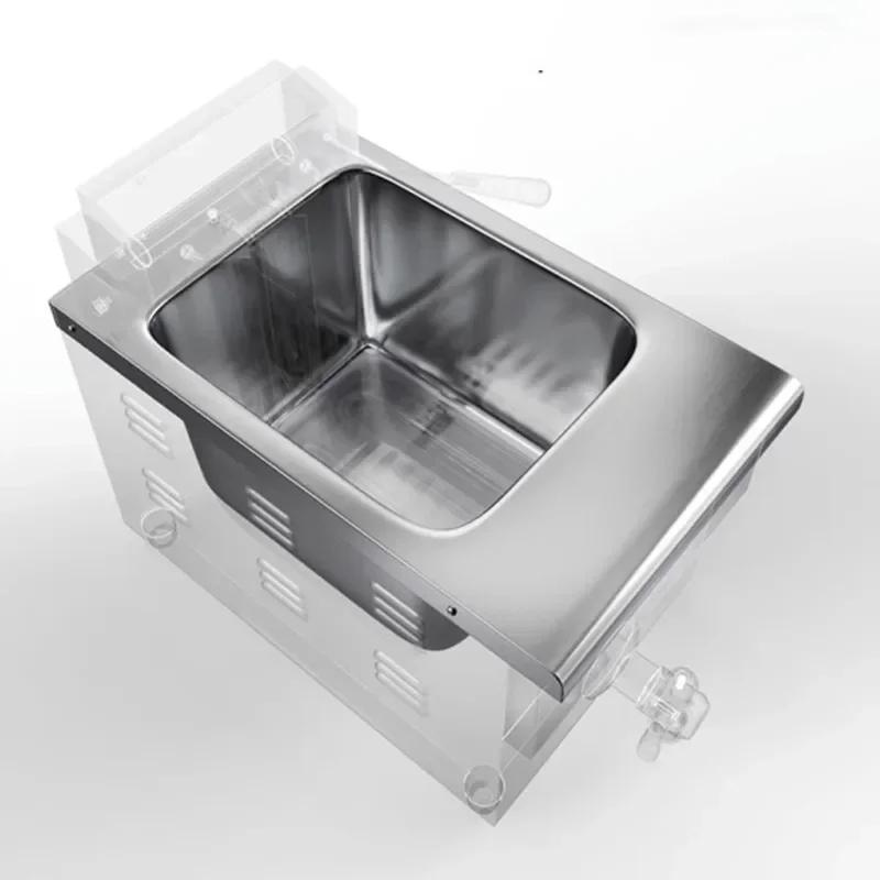 Freidora eléctrica, freidoras eléctricas comerciales, cuerda frita, pollo frito, patatas fritas, Tofu peludo, versión por ordenador, freidora inteligente