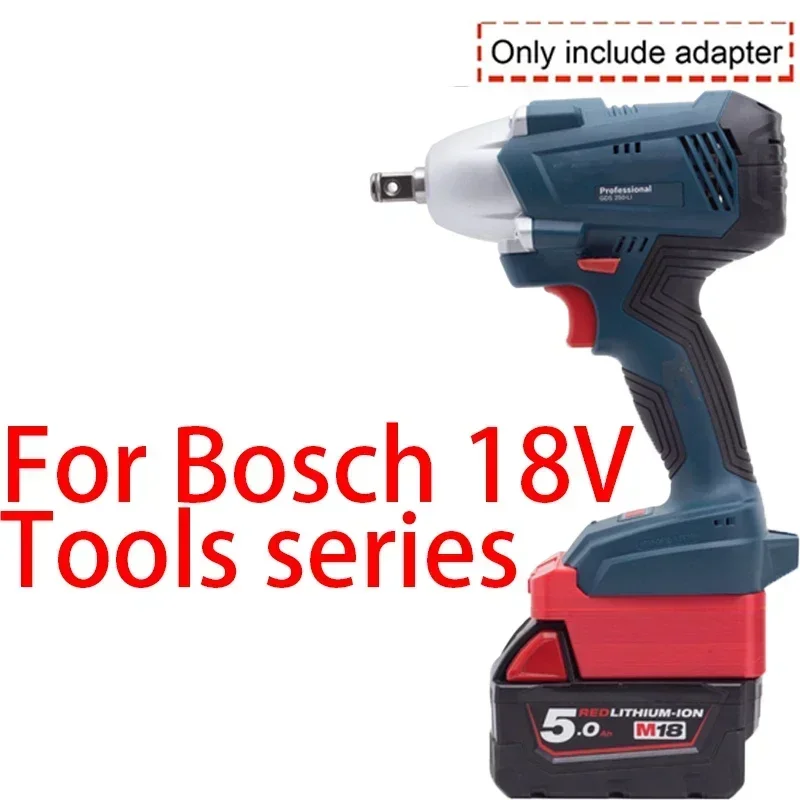 Bosch 18V 리튬 이온 도구용 어댑터/컨버터는 밀워키 18V 리튬 이온 배터리 어댑터 전동 공구 액세서리로 변환됩니다.