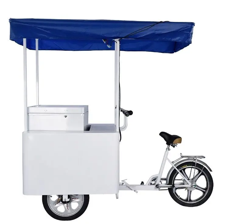 

108 Liters Solar Freezer Ice Cream Human Tricycle, Street Bike Dining Car, Can Be Customized