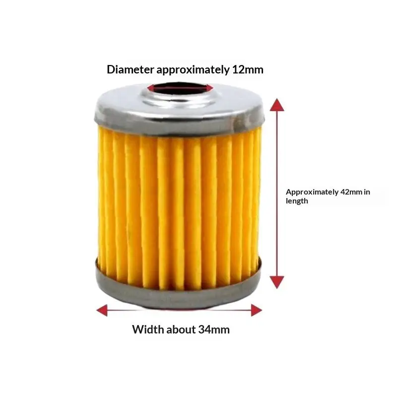 1/5Pcs Sewing Machine Spare Parts Motorcycle Engine Oil Filter With Steel Mesh