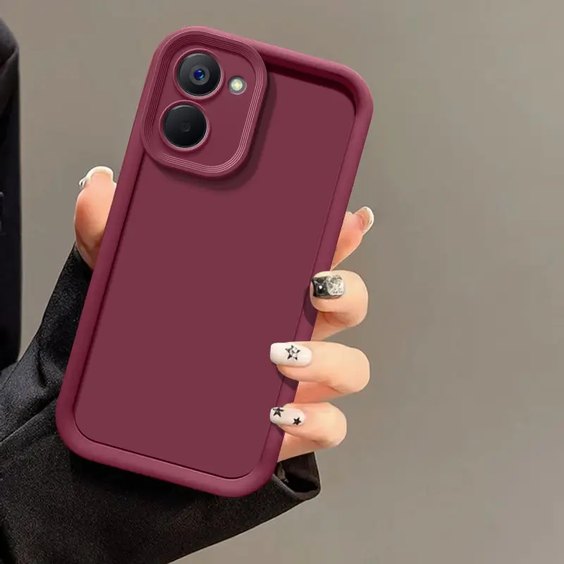 For Realme 10 Case Realme 9 Pro + Realme 9 5G 9i 10 Pro + Phone Case Shockproof Candy Matte Cover Fundas