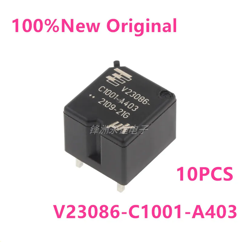 10Pcs Original New TE Relay V23086-C1001-A403 V23086C1001A403 12VDC DC12V 30A 5PIN 12V Automotive relays