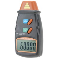 Digital Tachometer, DT-2234C+ Non-Contact Mini RPM Tester Meter LCD Display Handheld Digital Photo Tachometer