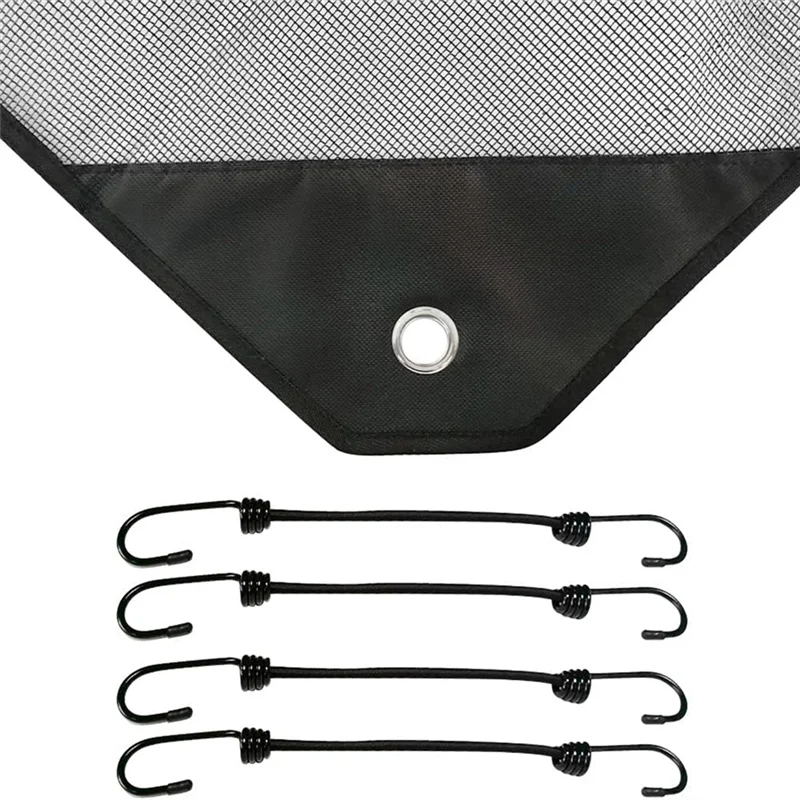 A74E-Mesh Covers For AC Units,Universal For Outside Central Air Conditioner Breathable Top Covers Condenser Protection 71X 71Cm