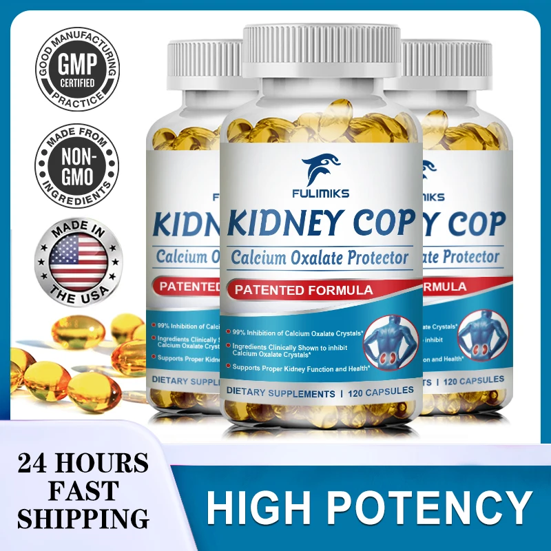 Kidney C.O.P. Supplement, Guard against Calcium Oxalate Crystals, Protect Kidneys & Avoid Stone Regrowth