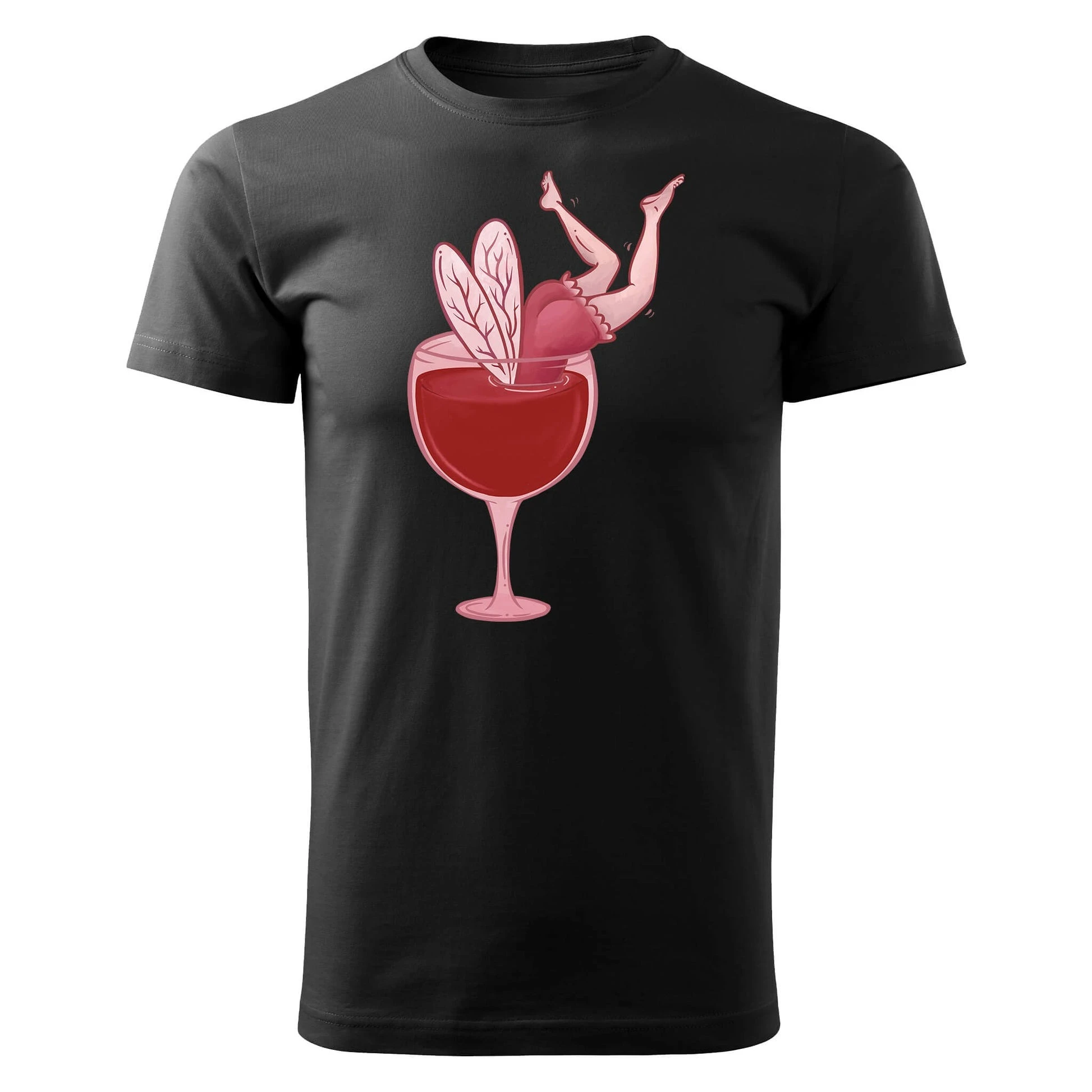 

Летняя роскошная брендовая хлопковая мужская и женская футболка с графическим принтом «Пьяная фея» и коротким рукавом, уличная модная трендовая одежда