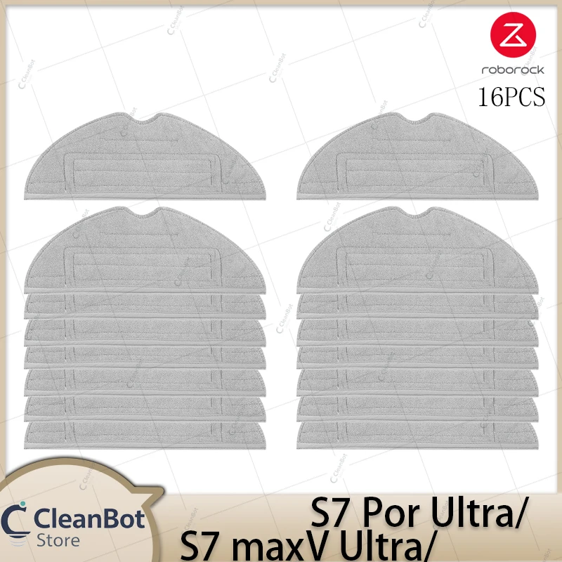 Roborock S7 MaxV Ultra/S7 Pro Ultra Roboterstaubsauger Zubehör Hauptbürste Seitenbürste HEPA-Filter Wischtücher Ersatzteile