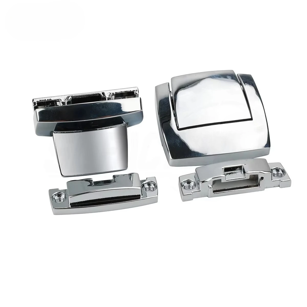 Durable New High Quality Chrome Motorcycle Trunk Hinge Latches Fits for Touring 1980-2013