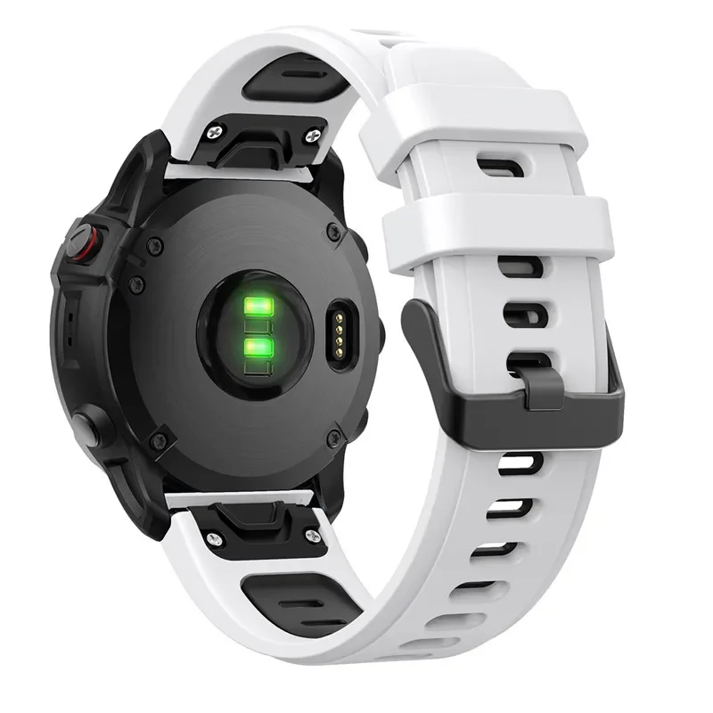 Cinturino in silicone per Garmin Fenix 6X 6 Pro Orologio a sgancio rapido Cinturino da polso facile da montare per Fenix5 5S Plus 3HR fenix6