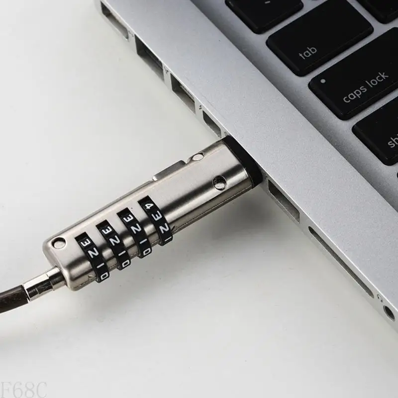 

AP28 Keyless Office Protective Universal Cable USB Port Professional 4 Digital Password Anti Theft Laptop Lock Security