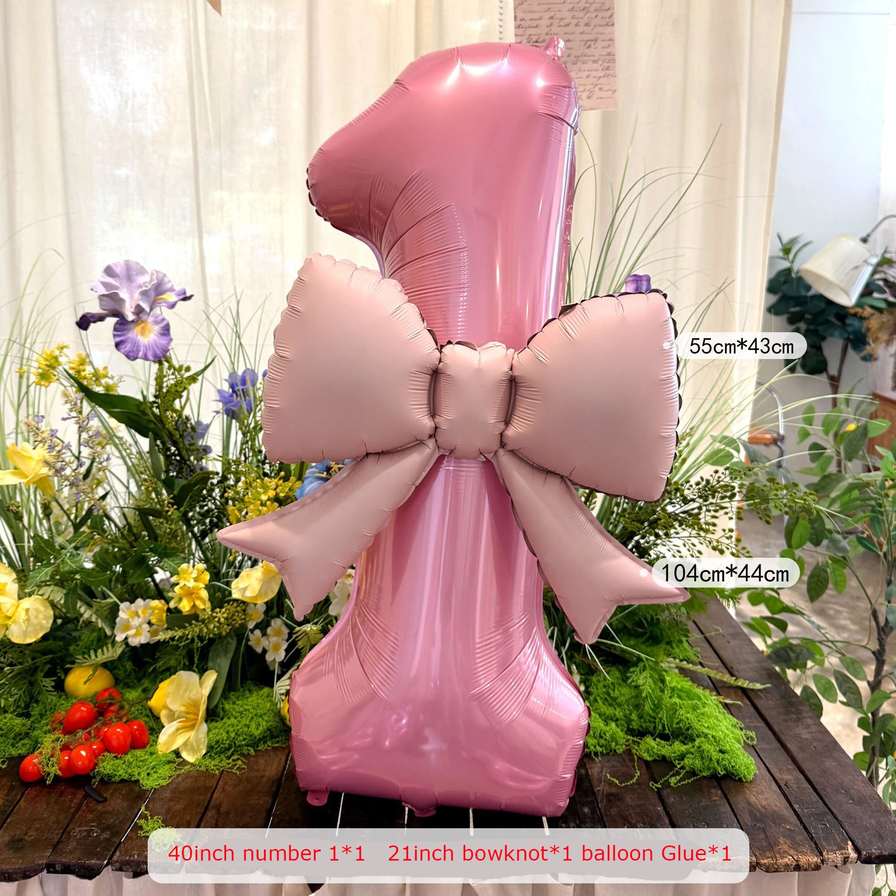 2 stks 40 inch Roze Strik Nummer Folie Ballonnen Bruiloft Verjaardagsfeestje Decoratie Verjaardag Decor Foto Props Feestartikelen