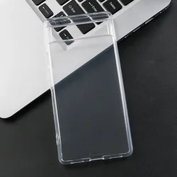 For Google Pixel 6 6A 7 7A 8 Pro 8A Pixel 4A Shockproof TPU Bumper Clear Anti-Fingerprint Cover Case