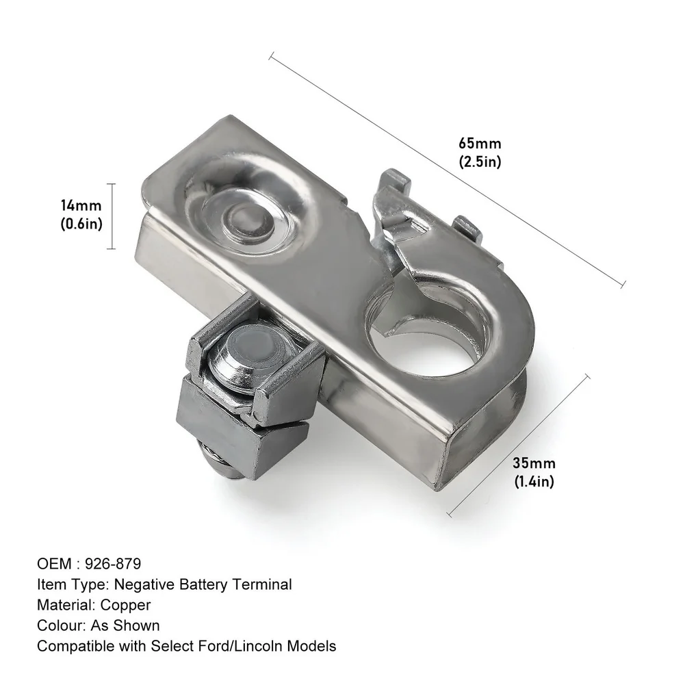 Secure Stud Post Battery Terminals for Ford For F150 2010 2017 For Edge 2011 2019 For Explorer 2011 2018 Easy DIY Install view 5