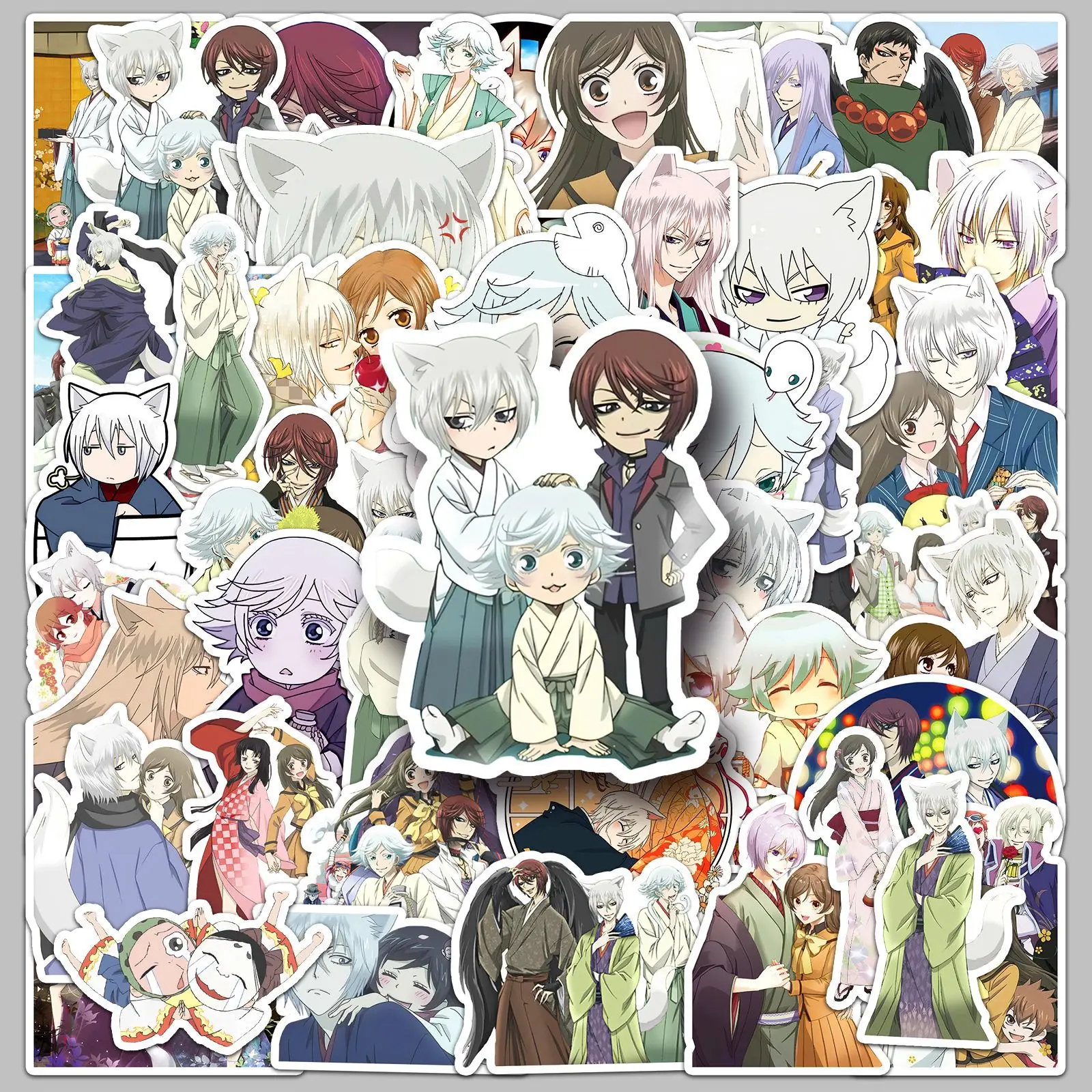 50 pz Set Anime Kamisama Love Series Momozono Nanami Tomoe Mi Zu Ki Figure Del Fumetto Fai Da Te Adesivi Decorazione Ventole Regalo Giocattolo