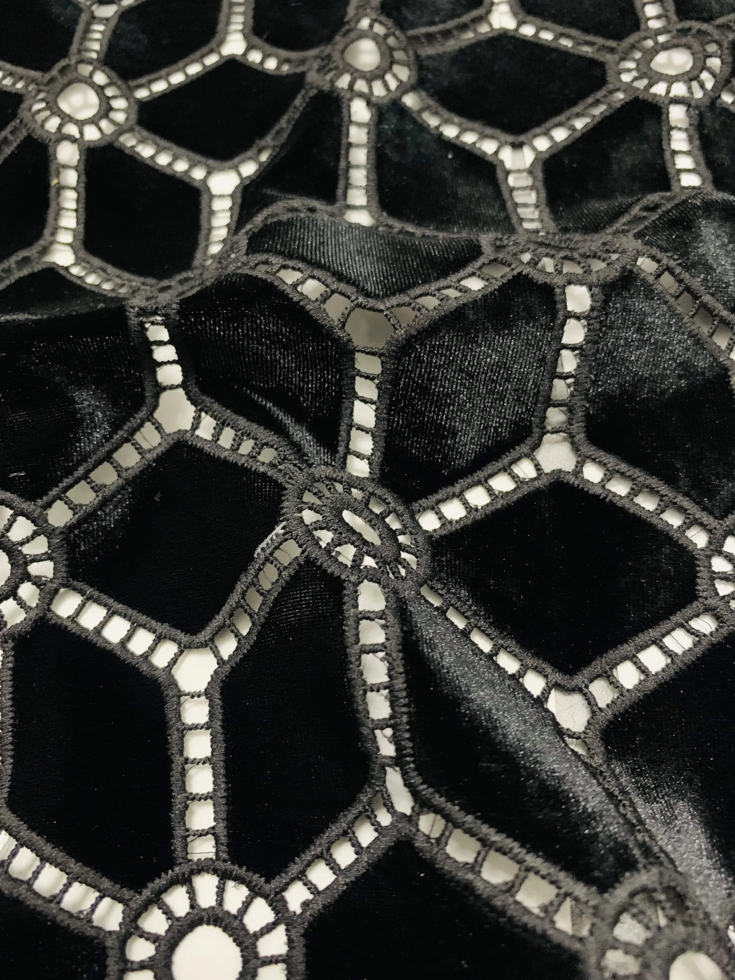 African French Velvet Lace Fabric 2023 Lace Yummy Army Green Velvet Guipure Fabric Embroidered For Dress