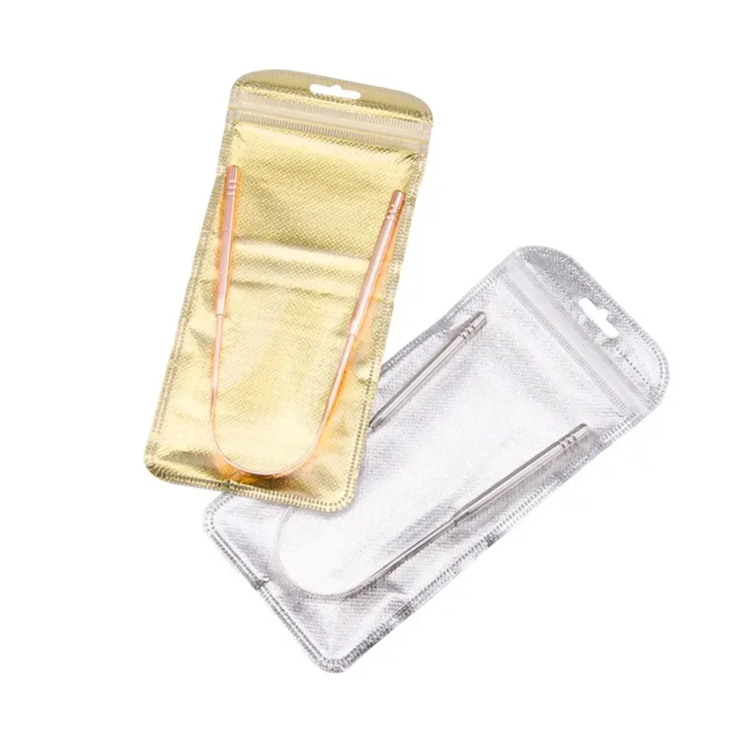 Tongue Scraper Cleaner Brush Stainless Steel , Dental Mouth Oral Care, Reduces Volatile Sulphur Compounds And Putrefaction