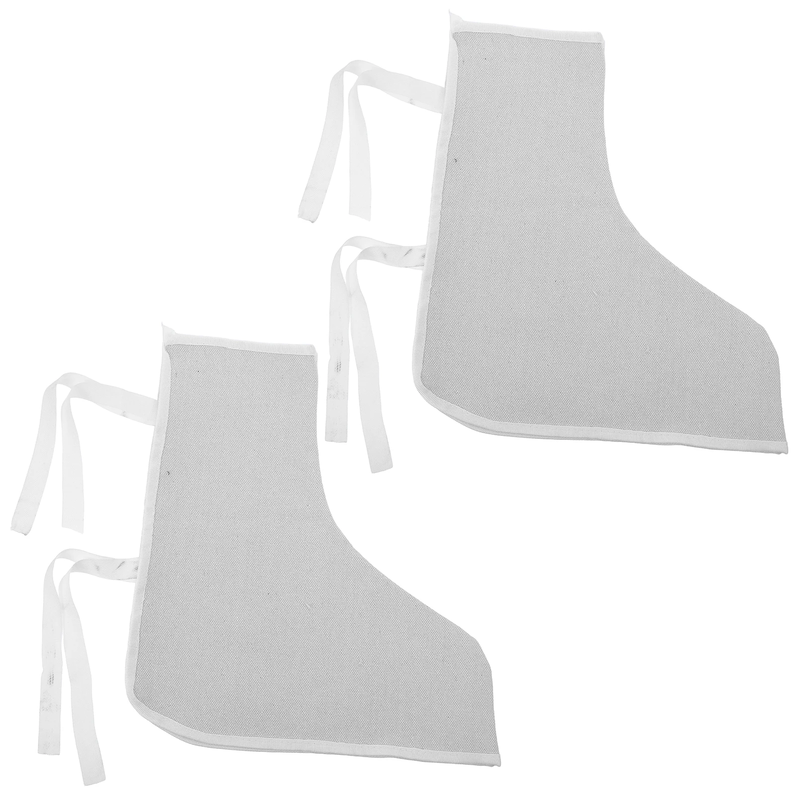 2 قطعة أغطية أحذية اللحام للرجال قابل للتعديل الثقيلة التمهيد يغطي لهب مقاومة قماش حامي القدمين لأحذية لحام #2