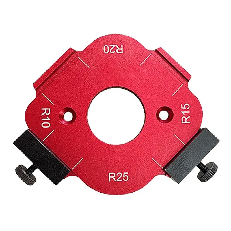 

Router Corner Jig Half Corner Radius Routing Template Removable Clamp Portable Fillet Positioning Mold Jig Router Bit Templates