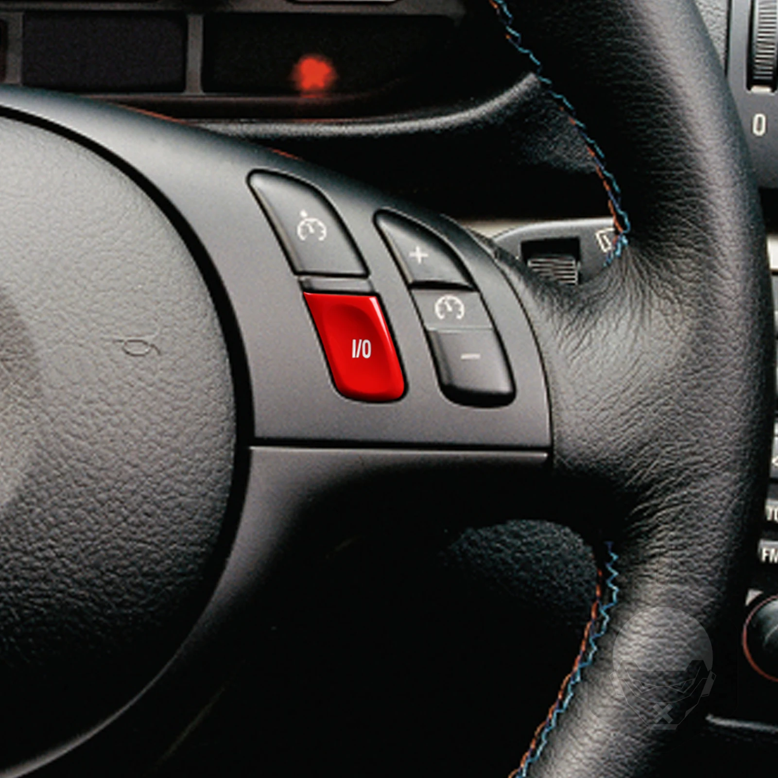Picture 4: For BMW 3 Series M3 E46 1998-2006 Car Steering Wheel Control Knob Switch I/O Button Cover Fit Interior Accessories
