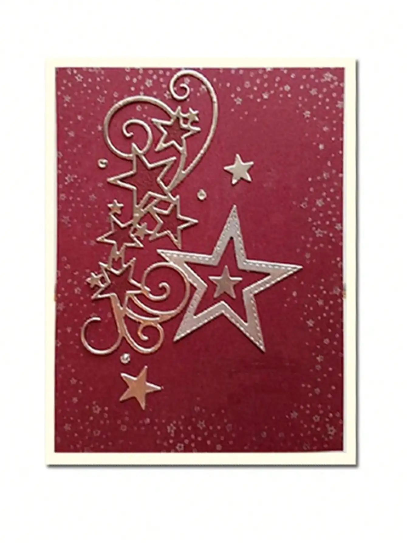 Christmas Stars Bouquet Cutting Dies Cut Stencils Card Paper Craft DIY Template Metal Cutting Dies Album Embossing Scrapbooking