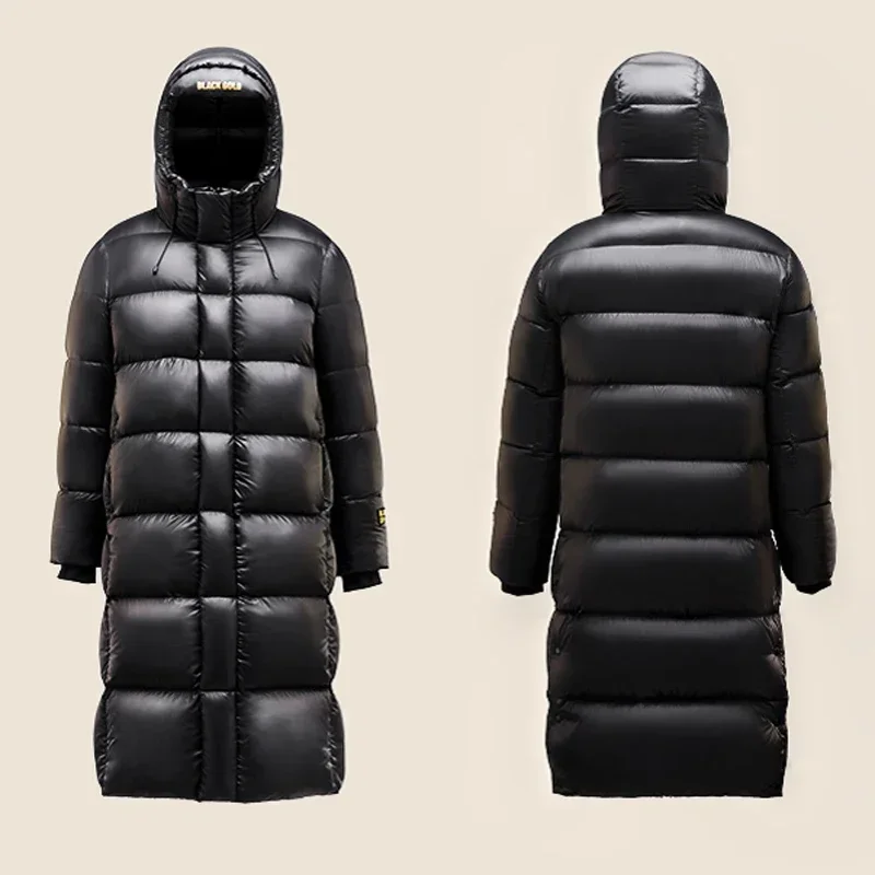 Goose Down Coat Women Luxury Designer Men Long Down Jacket 2025 Winter New Fashion Hooded Thickened Puffer Jacket Man Clothes