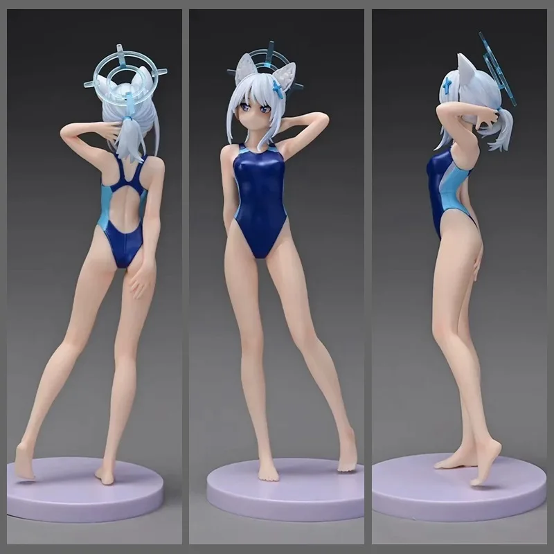 

Blue Archive Sunagiru Shiroko Figure 1/7 Scale Swimsuit Pretty Girl Game Peripheral Ornament Boxed Figurine Collectible Gift
