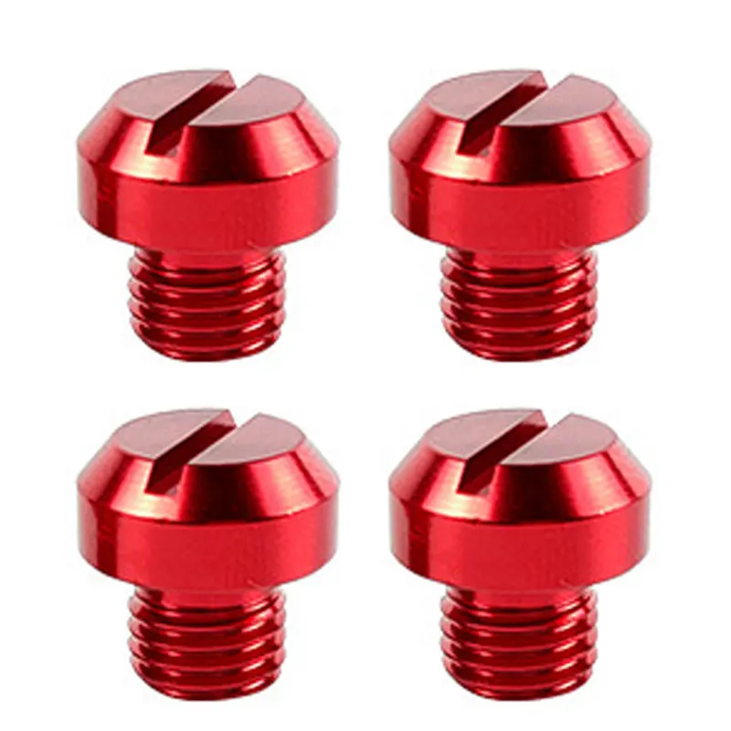 4 Stuks M10 X 1.25 Cnc Motorfiets Spiegel Gat Blanking Pluggen Schroeven Bouten Linker Rechter Draad Spiegel Gat Caps Universele Fit