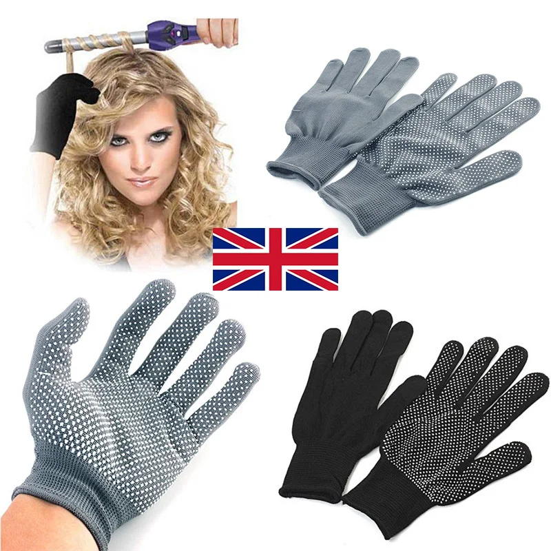 Care Styling Hair Bleach Gloves Finger Gloves Hair Straightener Perm Curling