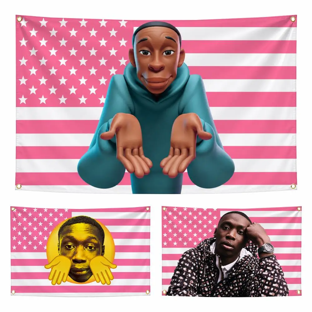 Creator K-Khaby Lame Flags Personalized Flag Room Dorm Camping Picnic Garage Bar Indoor Outdoor Wall Decor