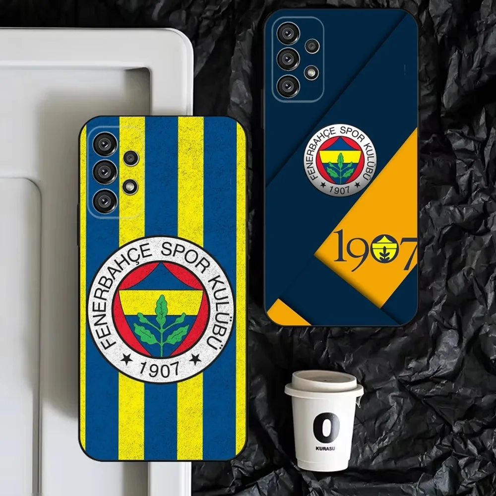 Football F-Fenerbahce  Phone Case For Samsung S25,S24,S23,S22,S21,S20,S10,Ultra,Plus,Lite,FE,Soft Silicone Black Cover