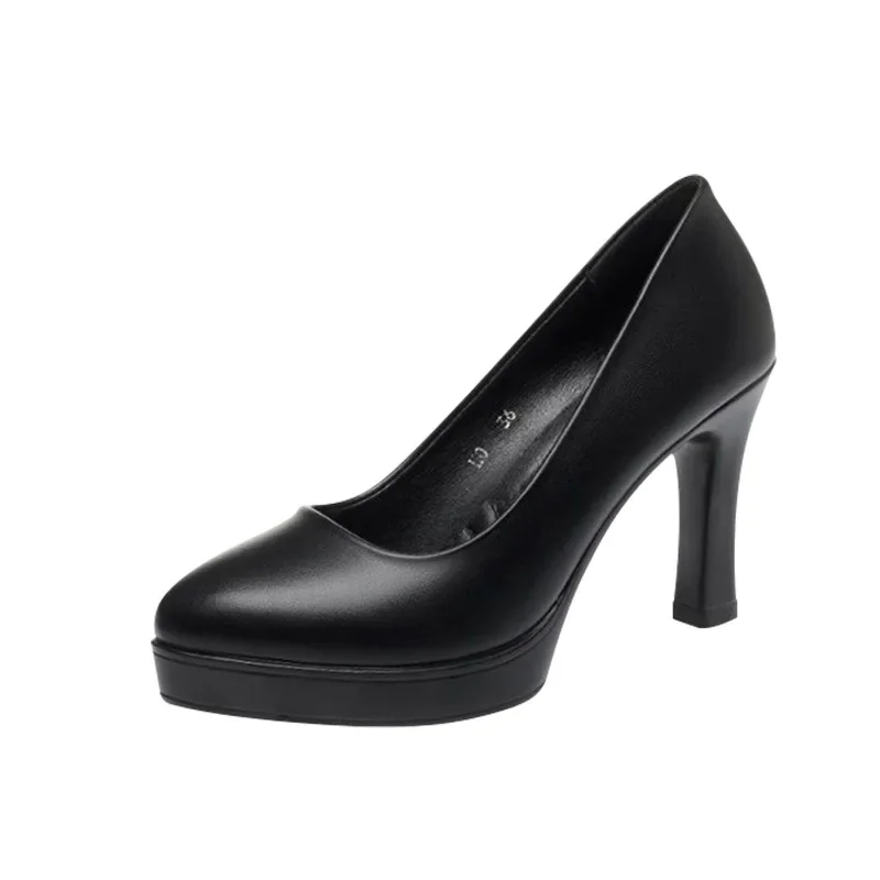 

Универсальные офисные женские дышащие удобные туфли-лодочки на мелком каблуке 6,5 см 8,5 см, осень 202, туфли на среднем блочном каблуке для платья