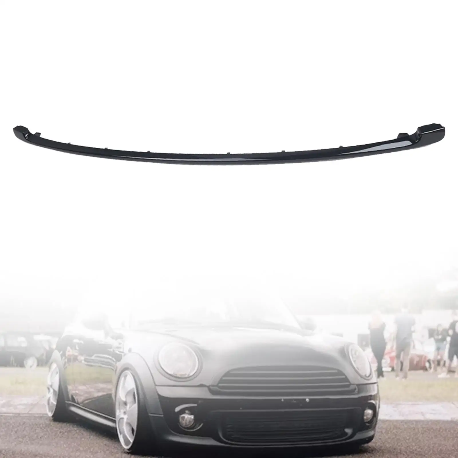 

Lower Hood Molding Grille Strip 51112751624 Easy to Install Decorative Strip for Mini Cooper R55 2007-2015 R56 2007-2015