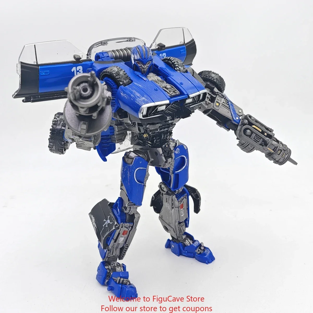 Baiwei transformando brinquedos genuínos TW-1033 novo bluestreak azul guerreiro robô figuras de ação crianças presente coleção