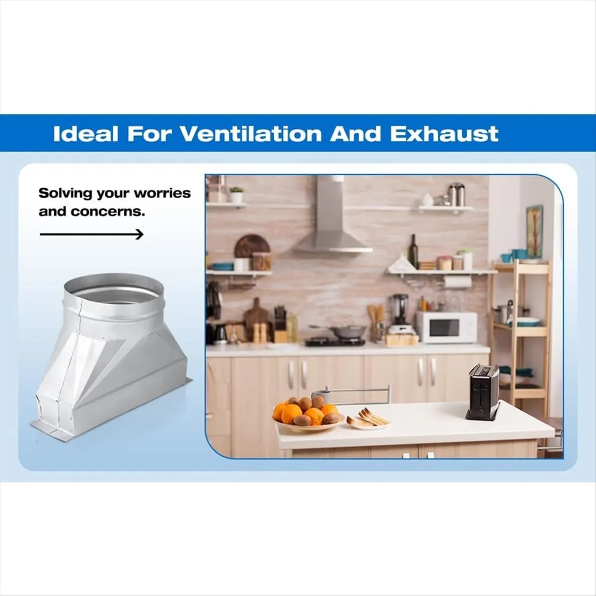 

HITL 3-1/4 X 10 X 6 дюймов оцинкованный воздуховод прямоугольный для круглого воздуховода переходной комплект вентиляционных отверстий для микроволновой печи для подключения фитингов HVAC