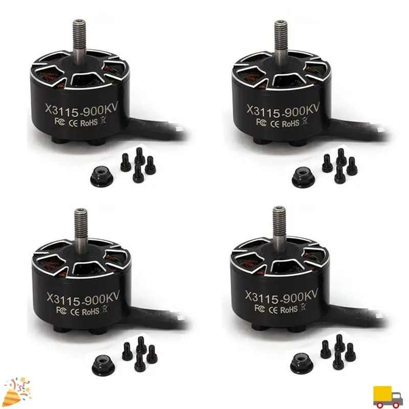 4Pcs X3115 3115 900KV 3-6S Brushless Motor For FPV Freestyle Mark4 Mark 4 V2 Etc 9/10Inch Long Range Cinelifter RC Drone