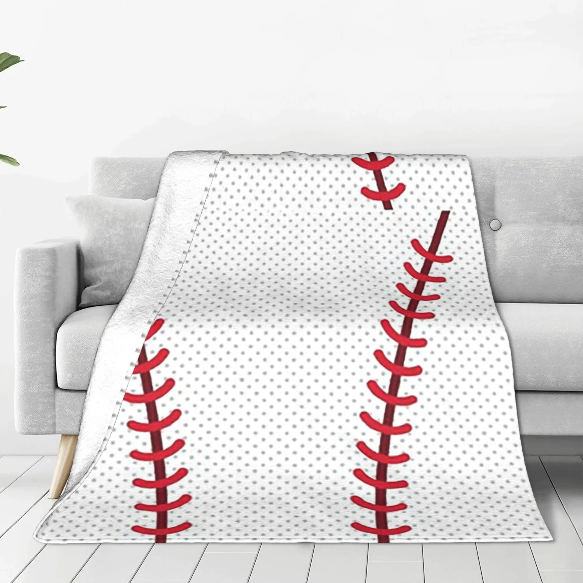 Baseball Blankets Warm Flannel Sofa Throw Blanket for Couch Bedding Office Throws Bedspread Quilt