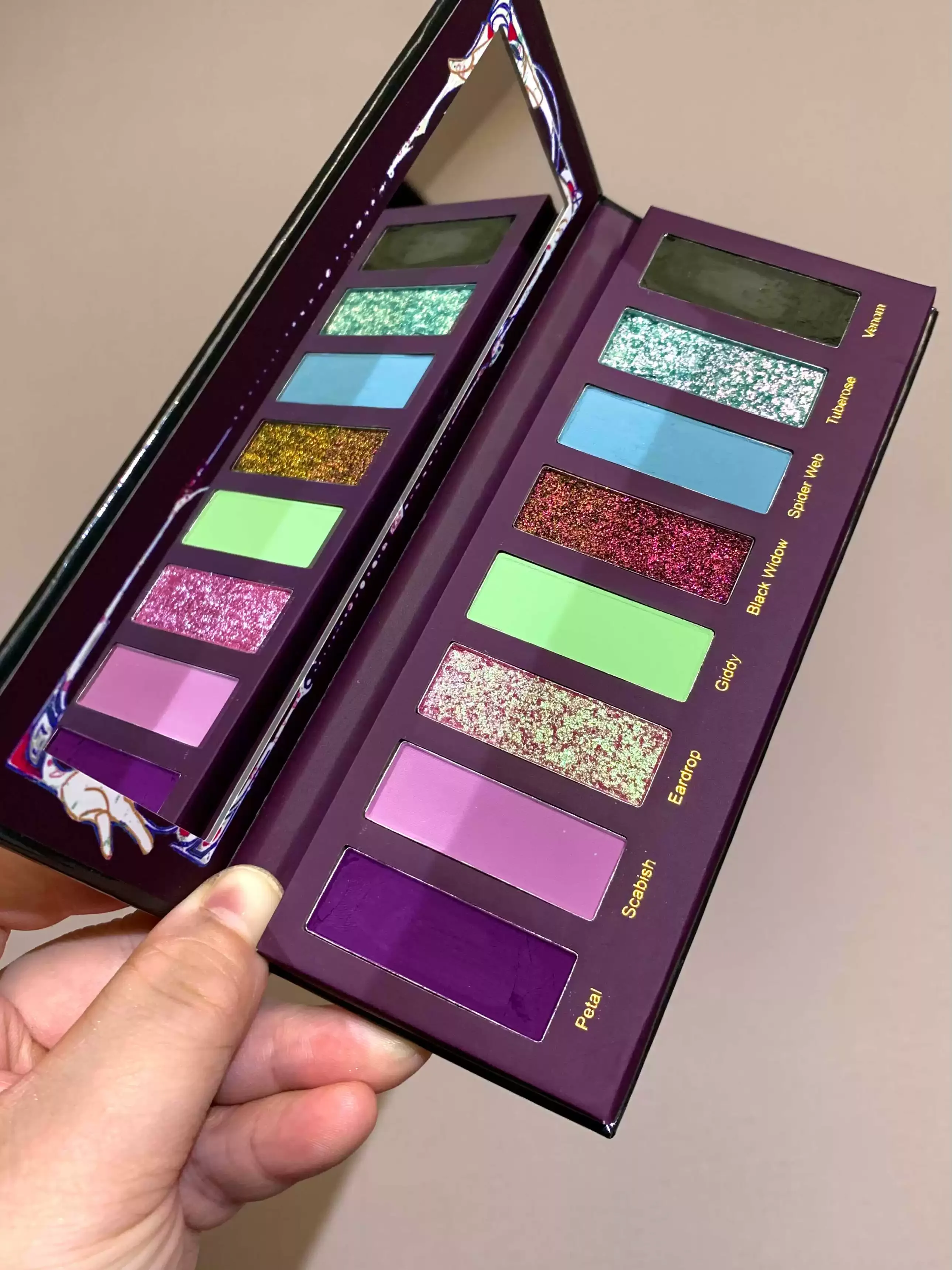 ナリミ 10色アイシャドウパレット マットカメレオン シマー 長持ち ナチュラルアイシャドウメイク