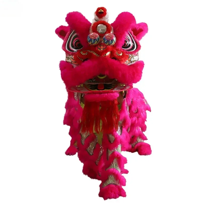 Traditional China Lion Dance Outfit for New Year Celebrations Lion Head Dance Performance Costume Party Show Chinese Folk Dance