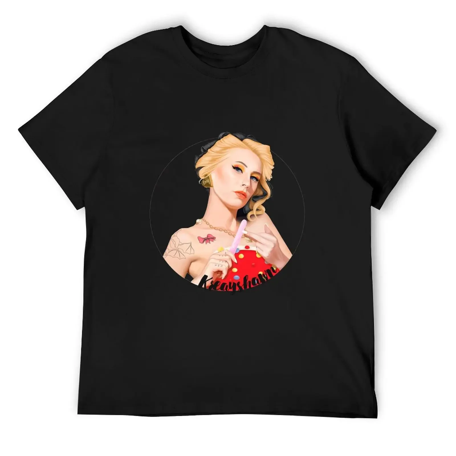 

Kreayshawn T-Shirt customizeds blue lock Funny t-shirt mens t shirts