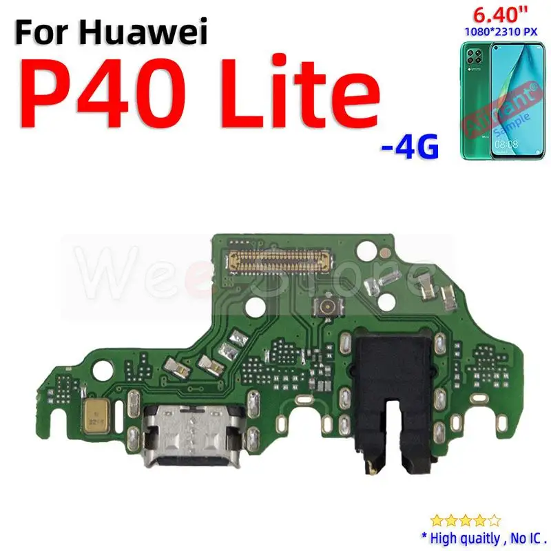 AiinAnt Charger Dock Connector Port Fast Charging Board Flex Cable For Huawei P40 P50 Lite E Pro Plus 4G 5G Phone Parts