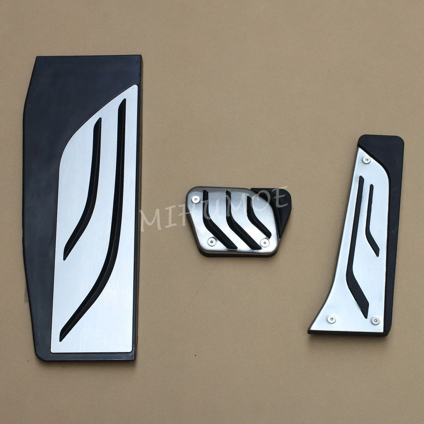 For 2014-2019 BMW 1 2 3 4 Series Footrest Gas Brake Pedal Pad Covers LHD Stainless Steel F20 F22 F30 F31 F34 F32 F36