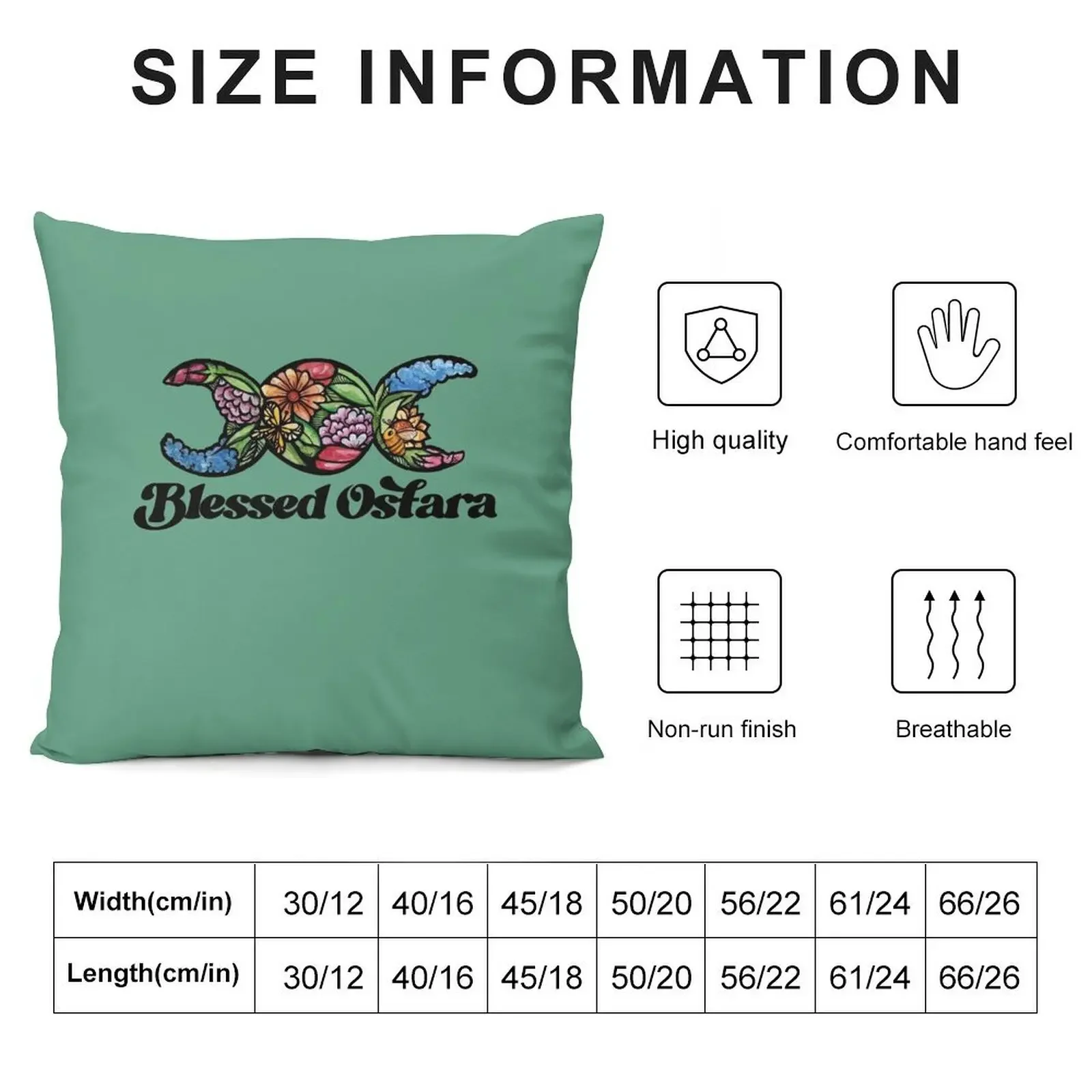 Blessed Ostara Throw Pillow autumn pillowcase sleeping pillows pillow