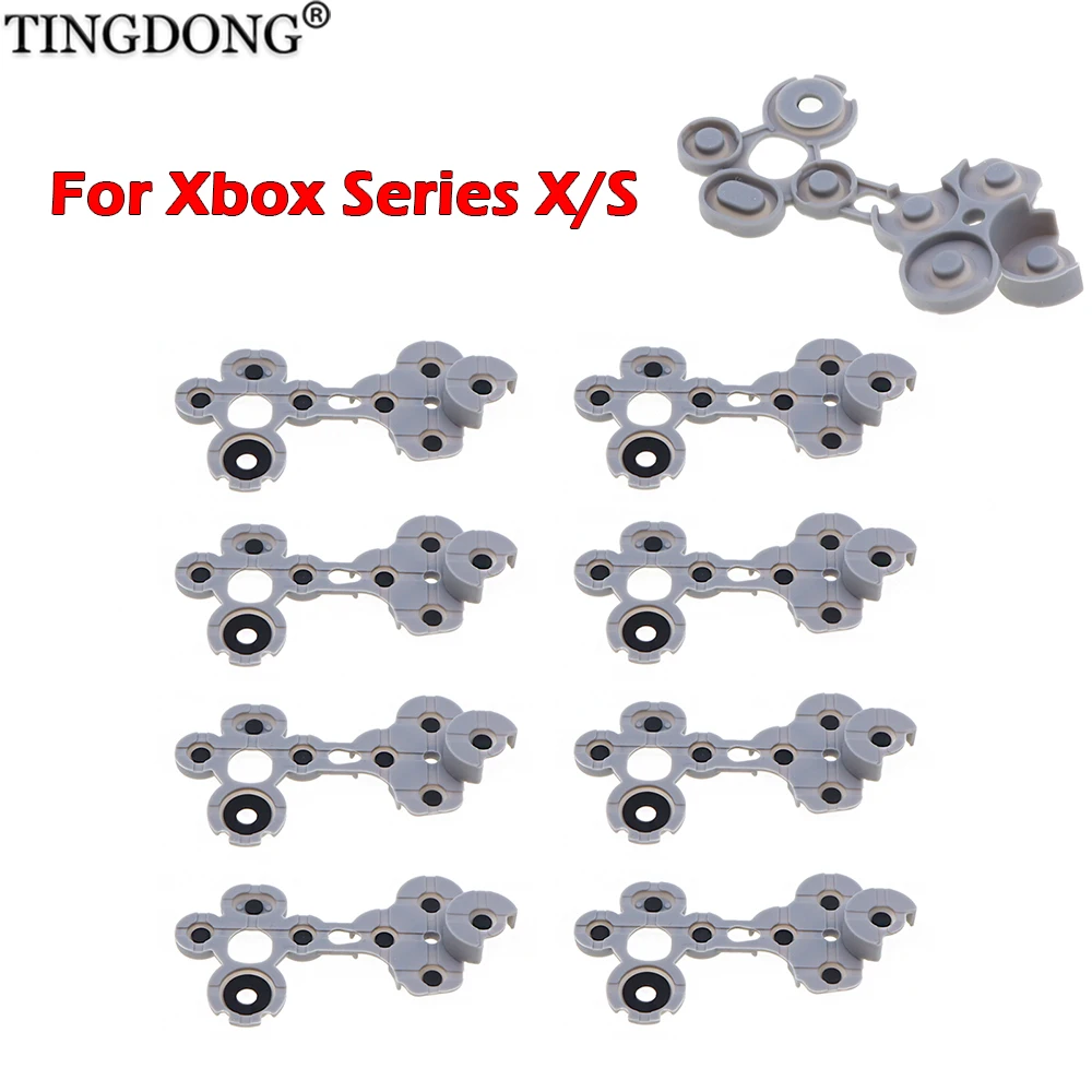 2/5 Stück für Xbox Series X/S Controller, leitfähige Tastenkontaktpads, Reparatur-Silikonfolien-Set