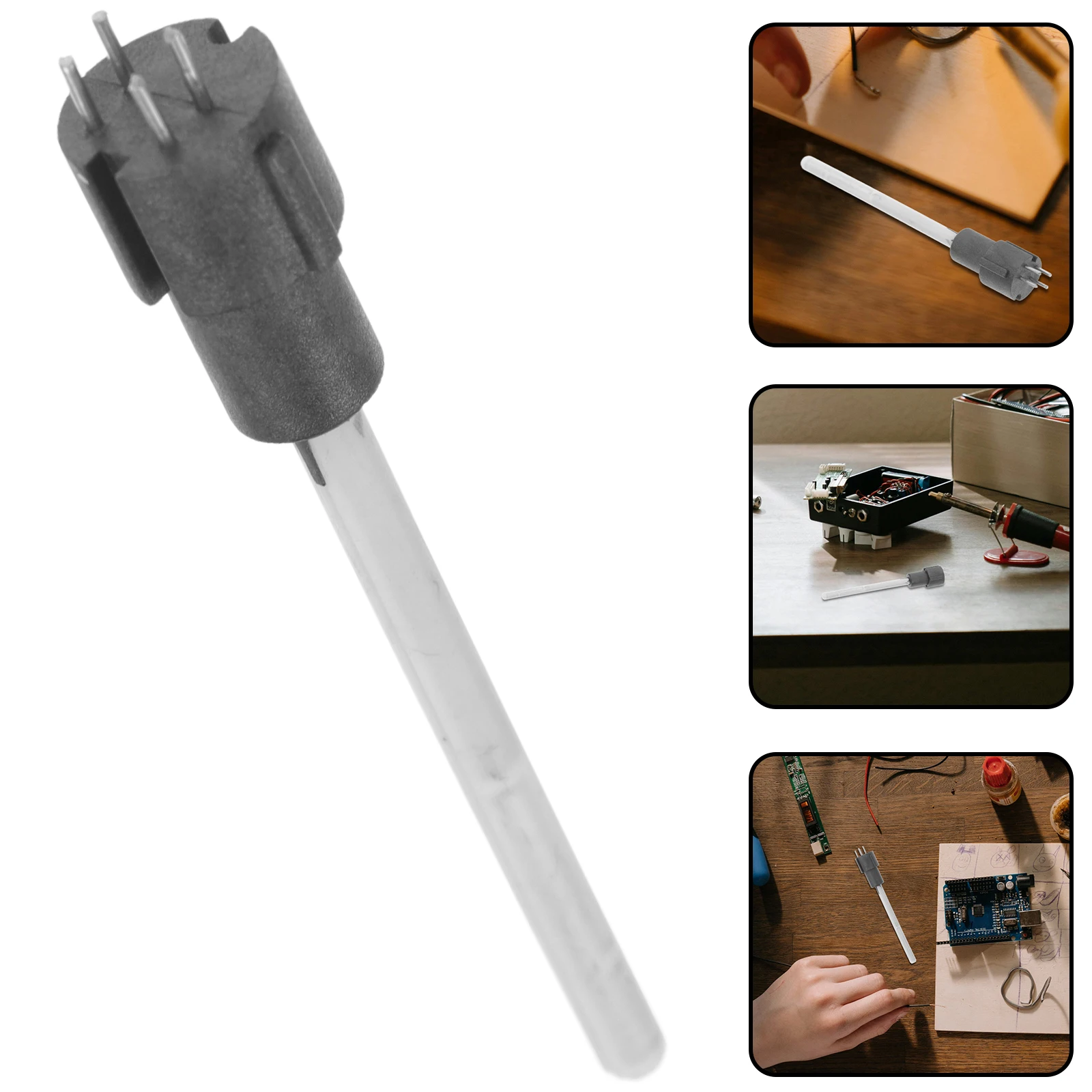 

Ceramic Heating Core Welding Station Soldering Iron Accessories Replacement Heater Ergonomic Handle Element Electronic