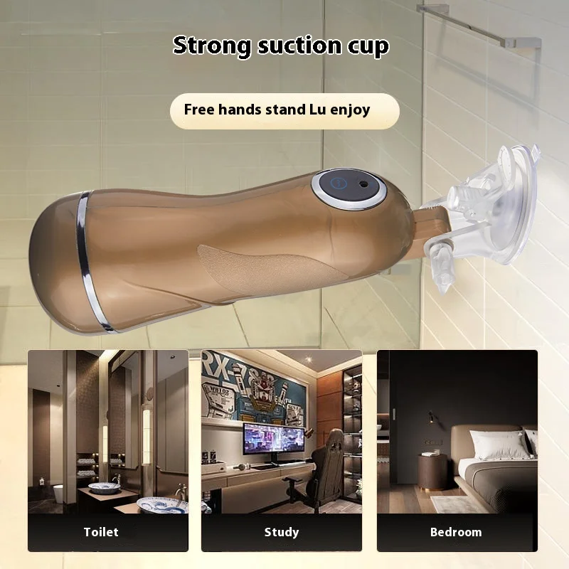 Automatyczny masturbator dla mężczyzn, kubek do seksu oralnego, kieszonkowa wagina, realistyczna wagina, akcesoria erotyczne dla mężczyzn.