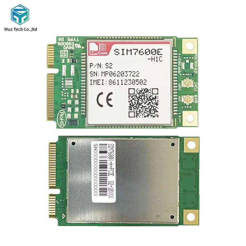 

SIMCOM SIM7600E-H1C 4G LTE CAT4 Module MINIPCIE SIM7600E-H1C-PCIE compatible with SIM7500/SIM7600 modules for IoT applications